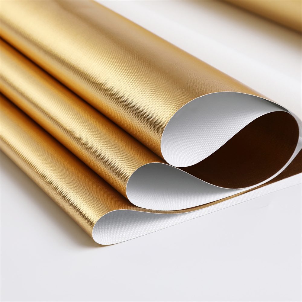 Eco-solvent Gold Polyester Canvas Roll for UV Printing Eco-solvent Printing