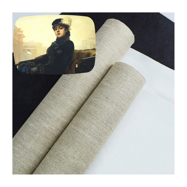 Professional 100% Linen Canvas Roll for Artist