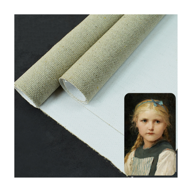 100% Linen Canvas Roll for Oil Painting Acrylic Painting
